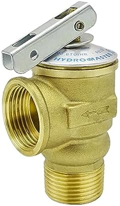 HYDRO MASTER Tankless Water Heater Service Valve Kit with Pressure Relief Valve 3/4-Inch IPS Isolator Clean Brass - Image 4