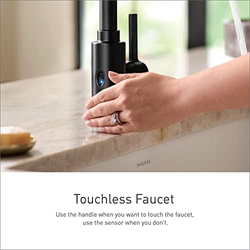 Moen Align MotionSense Wave Touchless Kitchen Faucet, Stainless, 7565EWSRS - Image 2