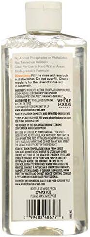 365 by Whole Foods Market, Rinse Aid for Automatic Dishwashers, Wild Orange Scent, 8 Fl Oz - Image 3