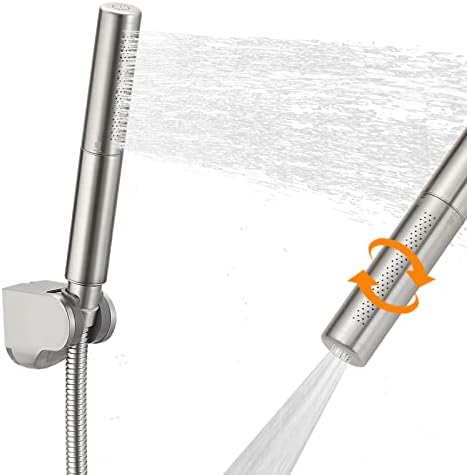 BESy Handheld Shower Head Show Spray Shower Wand Hand Shower Brushed Nickel by BESy