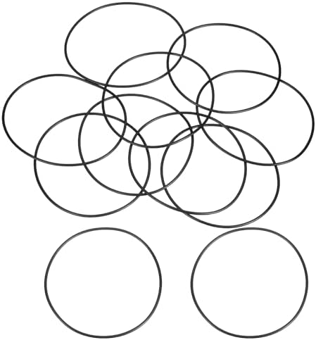 uxcell 10Pcs AS-258 NBR 70A O-Rings 6" ID x 1/8" CS/5.984" ID x 0.139" CS by uxcell