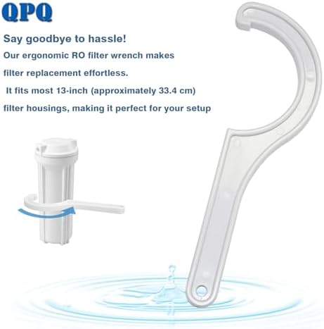 QPQ Water Filter Wrench Set for APEC, with O-Rings, 2 Wrenches + 6 Rings - Image 4