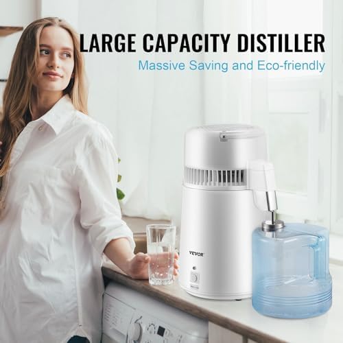 VEVOR 1.1 Gallon Water Distiller, 750W, BPA Free Container Countertop - Image 3