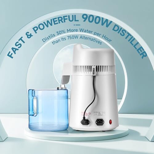 CO-Z 6L Water Distiller, Larger 1.6 Gal Countertop Home Distillers, Distilling Pure Water Machine for Home Table Desktop, Distilled Water Making Machine, Water Purifier to Make Clean Water for Home - Image 3