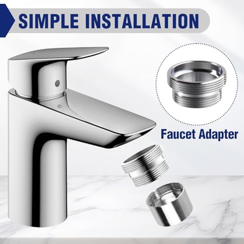 12 PCS Faucet Adapter Kit Brass Aerator Adapter Set Kitchen Sink Aerator Adapters Male to Female Water Hose Connector for Garden Hose Water Filter Sink Faucet Diverter - Image 4