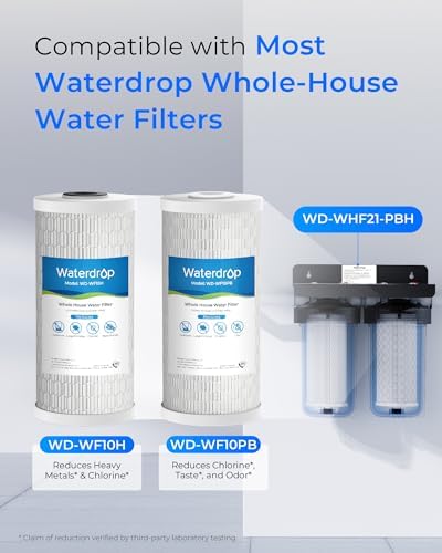 Waterdrop WF10PBH Whole House Water Filter, Compatible with WHF21-PBH - Image 2