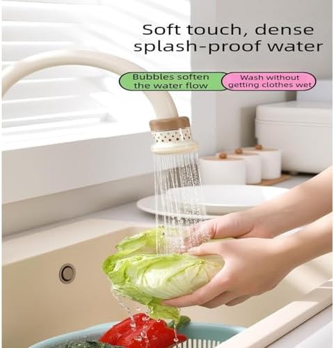 Mini Faucet Water Filter- Multi-Layer Filtration & Splash-Proof Kitchen Purifier, Splash-Proof Softener Parts, Detachable Leak-Proof F́aucet Mount Purifier for Kitchen Bathroom Home (2pcs-1) - Image 3