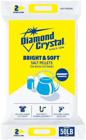 Diamond Crystal Bright & Soft Water Softener Salt Pellets, 50 Pounds by DiamondCrystalSaltCo%C2%AE%C2%A0
