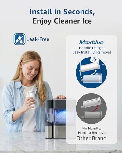 Maxblue Water Filter Replacement for GE® Ice Maker Water Filter, 4 Pack - Image 4