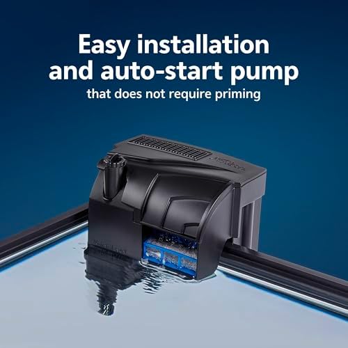 Aqueon SmartClean Power Filter with EcoRenew Filter Cartridge, Quick and Easy Water Changes, Quiet Operation, Adjustable Flow, for 10-20 Gallon Freshwater and Saltwater Aquariums, Medium - Image 5