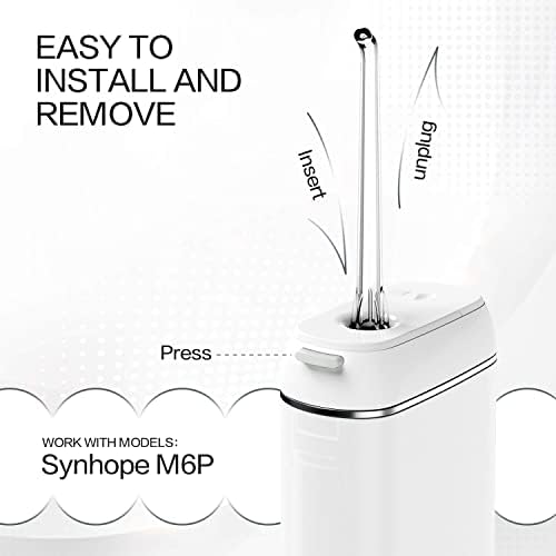 4pcs Standard Type Replacement Tips for SYNHOPE Mini Portable Water Flosser - Image 5