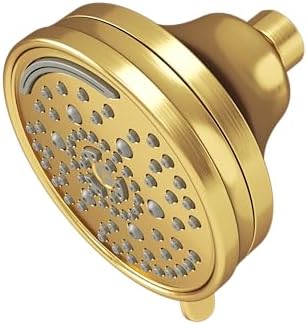 Symmons HydroMersion Classic 4 Inch Multifunction High Pressure 7 Mode Round Adjustable Showerhead in Brushed Bronze by Symmons