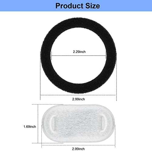 Cat Water Fountain Filter Replacement 24 Pack, 12 Carbon Filters + 12 Sponges - Image 6