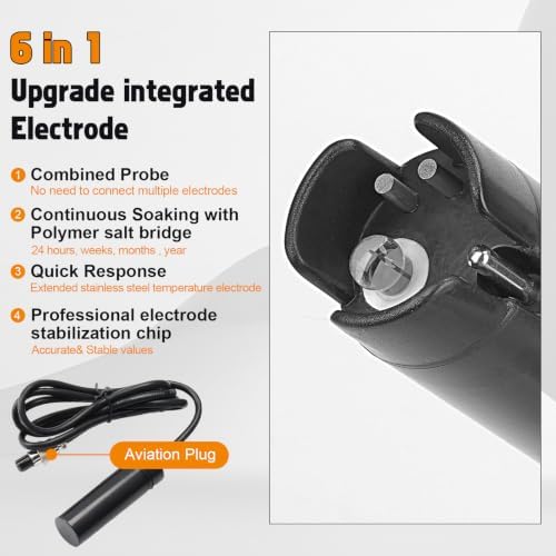 YINMIK pH EC Monitor for Water Hydroponics,WiFi pH ppm Tester for Nutrients - Image 5