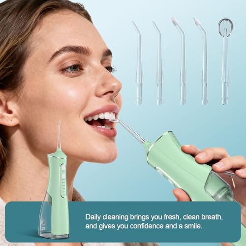 OasiSmile Water Flosser Replacement Tips, 5-Pack Multi-Functional Jet Tips for Daily Cleaning, Gum Care, Braces, and Fresh Breath - Fits L8 Models Only - Image 2