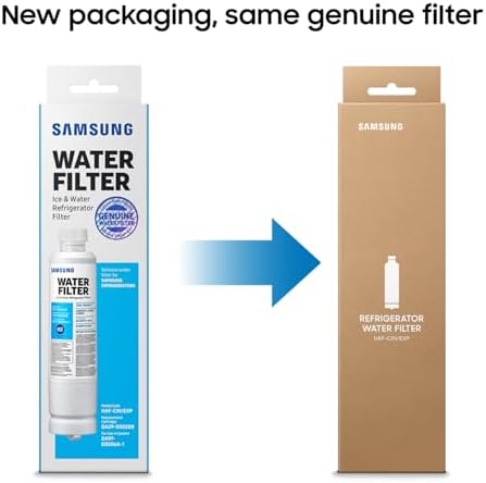 SAMSUNG Genuine Filter for Refrigerator Water and Ice, Carbon Block Filtration for Clean, Clear Drinking Water, 6-Month Life, HAF-CIN/EXP, 1 Pack - Image 6