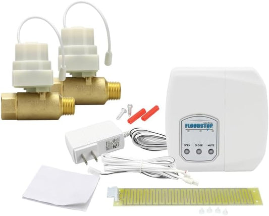 FloodStop Multi-Purpose Leak Detector Kit, 1/2" NPT, 2 Valves by FloodStop