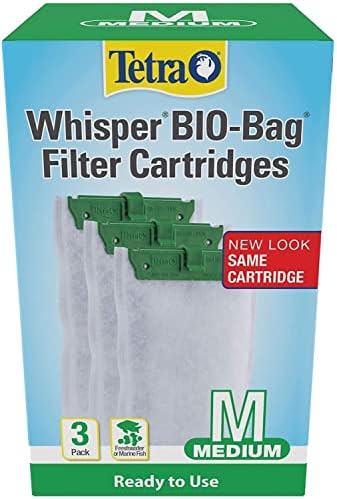 Tetra Whisper Bio-Bag Medium Filter Cartridges for Aquariums, 3 Count by Tetra