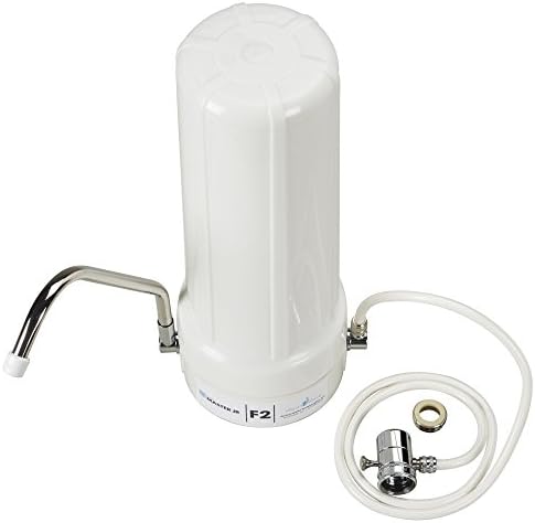 Home Master TMJRF2 Jr F2 Multi-Stage Countertop Water Filter System, 500 gallon Replaceable, Filters Fluoride Chlorine Chemicals Pesticides and more up to 93% by HomeMaster