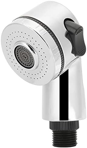Sink Faucet Sprayer Attachment,Sprayer Head for Shampoo Bowl, Pedicure Spa, Salon,Side Control Button Sink Replacement Part for Hair Washing Dog Baby Shampoo Bath, Stainless Steel by LIZEALUCKY