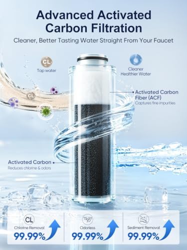 Cobbe Kitchen Faucet with Water Filter, Pull Down Sprayer, Matte Black Stainless Steel Kitchen Sink Faucet with Built-in Filter for Drinking Water, Reduces Chlorine & Lead, NSF Certified - Image 3