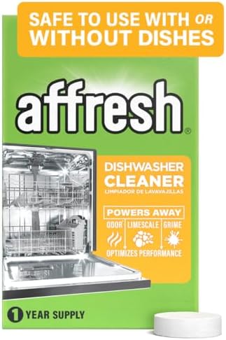 Affresh Dishwasher Cleaner, Deep-Clean for All Dishwashers, 12 Month Supply by affresh%C2%AEappliancecare