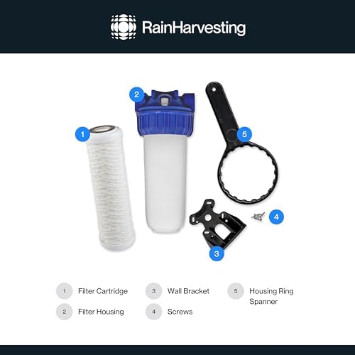 Rain Harvesting Triple Action Filtration System, 10" Slimline - Image 5