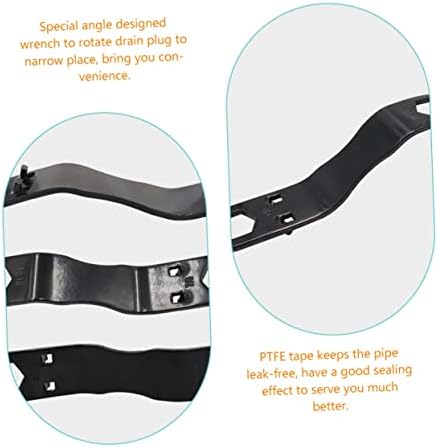 Rv Water Heater Drain Plug Wrench Kit, Angled Steel Tool - Image 3