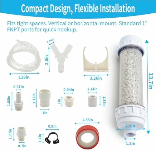 Condensate Neutralizer Kit Compatible with Rinnai Tankless Water Heater - Image 2