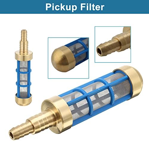 Garden Hose Inlet Filter for High Pressure Washer 3/4'' 5/8'' Hose Water Suction Strainer Pickup Filter Hose Inlet Strainer for Water Tank Connection to Suction Hose - Image 4