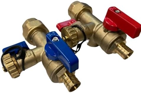 Rheem 3/4 in. PEX B Tankless Water Heater Isolation Service Valve Threaded 3/4" Service Install Valve for Rinnai, Takagi, EcoSmart - Image 4