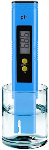 PH Meter for Water Hydroponics Digital PH Tester Pen 0.01 High Accuracy Pocket Size with 0-14 PH Measurement Range for Household Drinking, Pool and Aquarium (1, Blue, Normal) by YOUR+BEST+LIFE+PARTNER