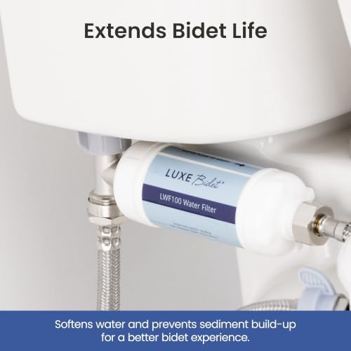 LUXE Bidet 4-in-1 Filtration Water Filter, 1/2" x 1/2" - Image 3
