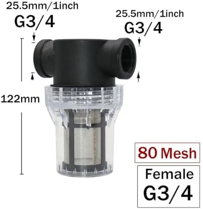 1Pcs IBC Tank Tap Adapter Filter 1/2 3/4 1inch Male Female Threads Water Screen S60 Thread Nipple 1000L Rain Barrel Fitting(8) - Image 2