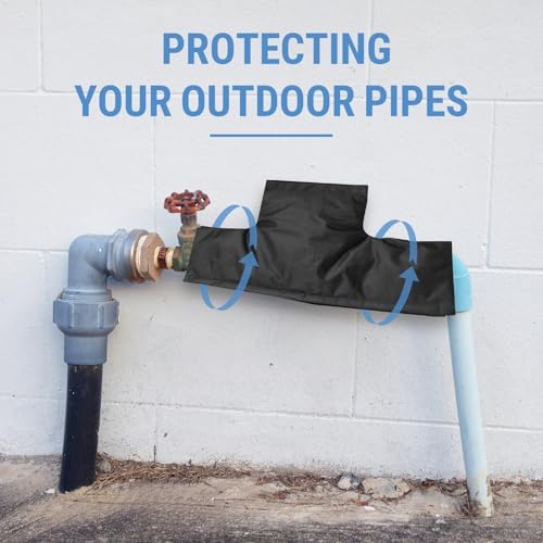 Water Meter Insulation Cover, 20.87 x 7.87 in Outdoor Backflow Preventer and Pressure Vacuum Breaker Cover for Winter Freeze Protection - Image 5