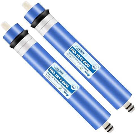 2Pack 1812-50GPD Reverse Osmosis Membrane Replacement Water Filter by YKMGON