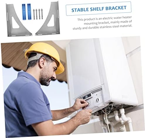 Stainless Steel Water Heater Wall Bracket 1 Pair for Masonry Walls - Image 5