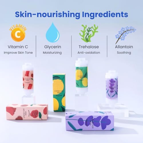 Vitamin C Shower Filter with Aromatherapy, Soften Hard Water, Chlorine & Flouride Removal, Skin & Hair Care, Easy Installation,Universal Fit, Eco-Friendly, Made in Korea (Purple Lavender) - Image 4