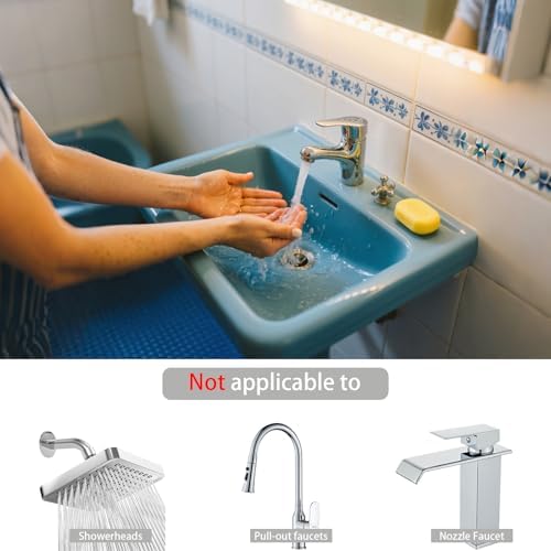 12 pcs Faucet Adapter Kit, CNYMANY Kitchen Aerator Adapter Set Male Female Sink Faucet Adapter Connecting Garden Hose Water Filter Standard Hose via Diverter - Image 5