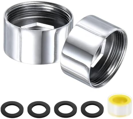M METERXITY 2-Pack Faucet Adapter, M24 Female to M24 Female, for Kitchen by MMETERXITY