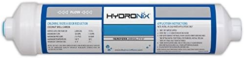 Hydronix ISF-10 Inline Sediment Water Filter for Pre Filtration, 2" x 10", 1/4" NPT Ports by Hydronix