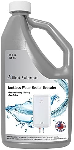 Allied Science Tankless Water Heater Flush Kit with Quart Liquid Descaling Solution and 1/6HP Extra Strength Pump - Image 4