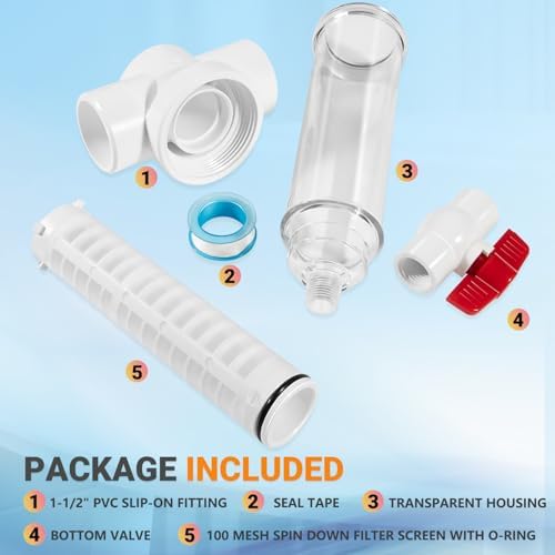 100 Mesh Spin Down Sand Separator/Sediment Water Filter System - Image 6