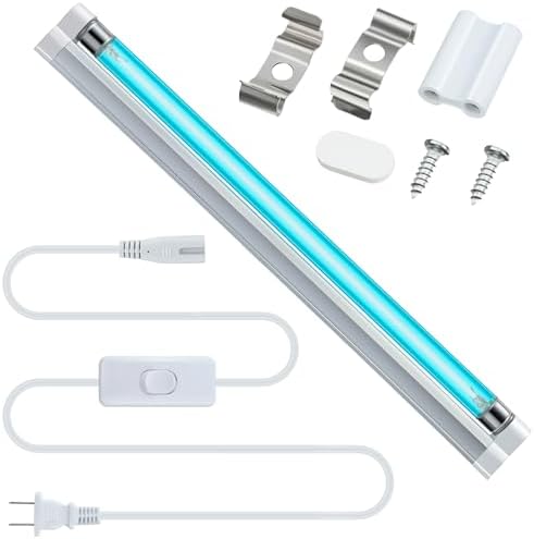 1 Pack 8W UVC Light with Ozone, for Shoes Closet Cabinet Bathroom by Unknown