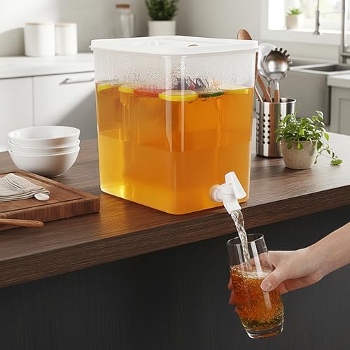 Domensi 2 Pack Drink Dispenser for Fridge with Spigot, 2.5 Gallon - Image 4