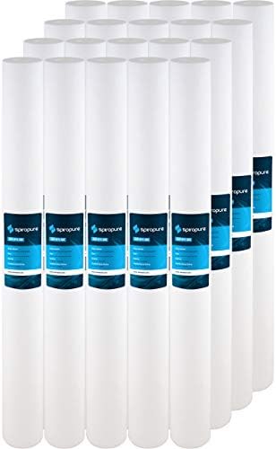 SpiroPure SP-P1-30 30x2.5 1 um Sediment Water Filter SDC-25-3001 P1-30 20PK by SpiroPure