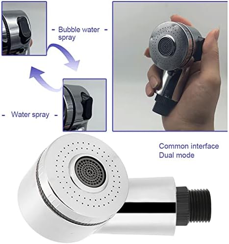 Yosoo Health Gear Salon Shampoo Shower Head with Side Button, G1/2 Fit - Image 3