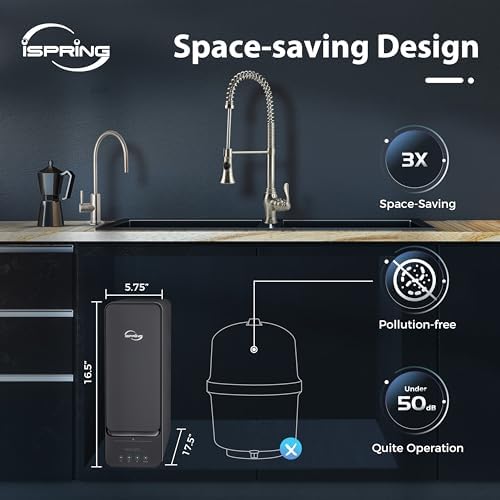 iSpring RO1000-ORB Tankless Reverse Osmosis System, 1000 GPD Fast High Flow - Image 6