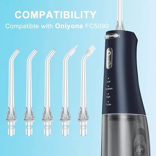 Replacement Heads for Onlyone FC5090 Water Flosser, 5 Tips Combo - Image 6