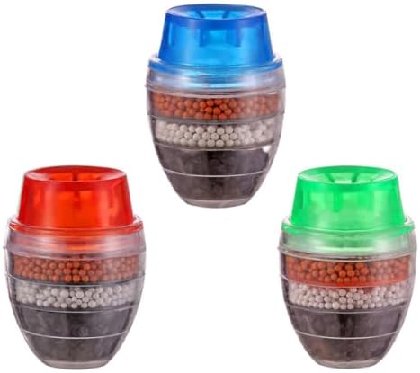 Faucet Water Purifier Faucet Filter Purifier Tap Mount Activated Carbon Filtration Device Kitchen Tool 3PCS by Tuimiyisou
